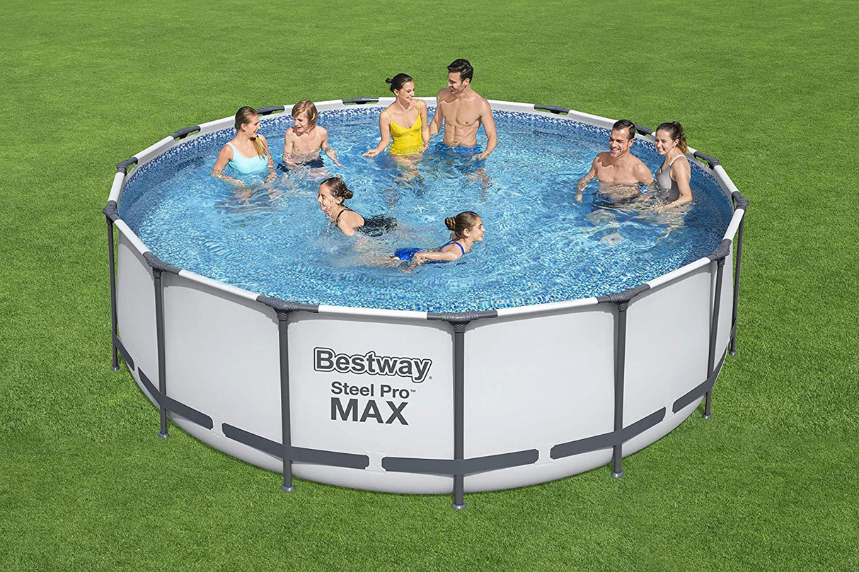 Piscina Steel Pro Max 16015L + Bomba de Filtro (457 ×122 cm) - BESTWAY 56438