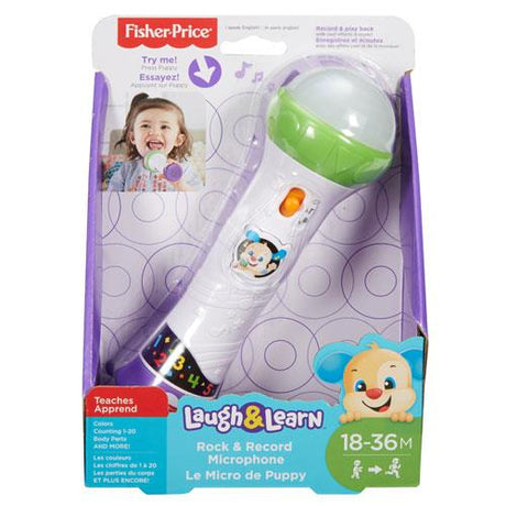 Fisher-Price Microfone Aprender e Brincar