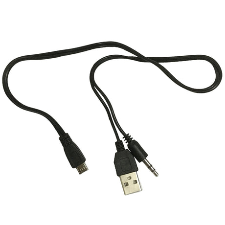 Cabo Micro USB para USB e Jack 3.5mm