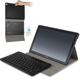 Capa Flip com Teclado Bluetooth Destacável para Huawei MediaPad M5 10 - Multi4you®