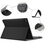 Capa Flip com Teclado Bluetooth Destacável para Huawei MediaPad M5 10 - Multi4you®