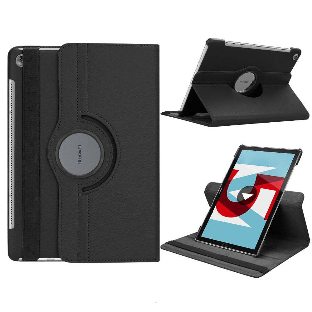 Capa Rotação 360 Tipo Livro Stand Case Rotating para Huawei MediaPad M5 10 - Multi4you®