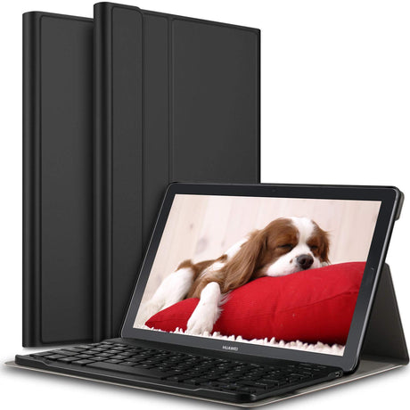 Capa Flip com Teclado Bluetooth Destacável para Huawei MediaPad T5 10.1" - Multi4you®