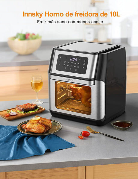 Innsky Hot Air Fryer 10 Litros 1500W - 10 em 1 com 6 acessórios