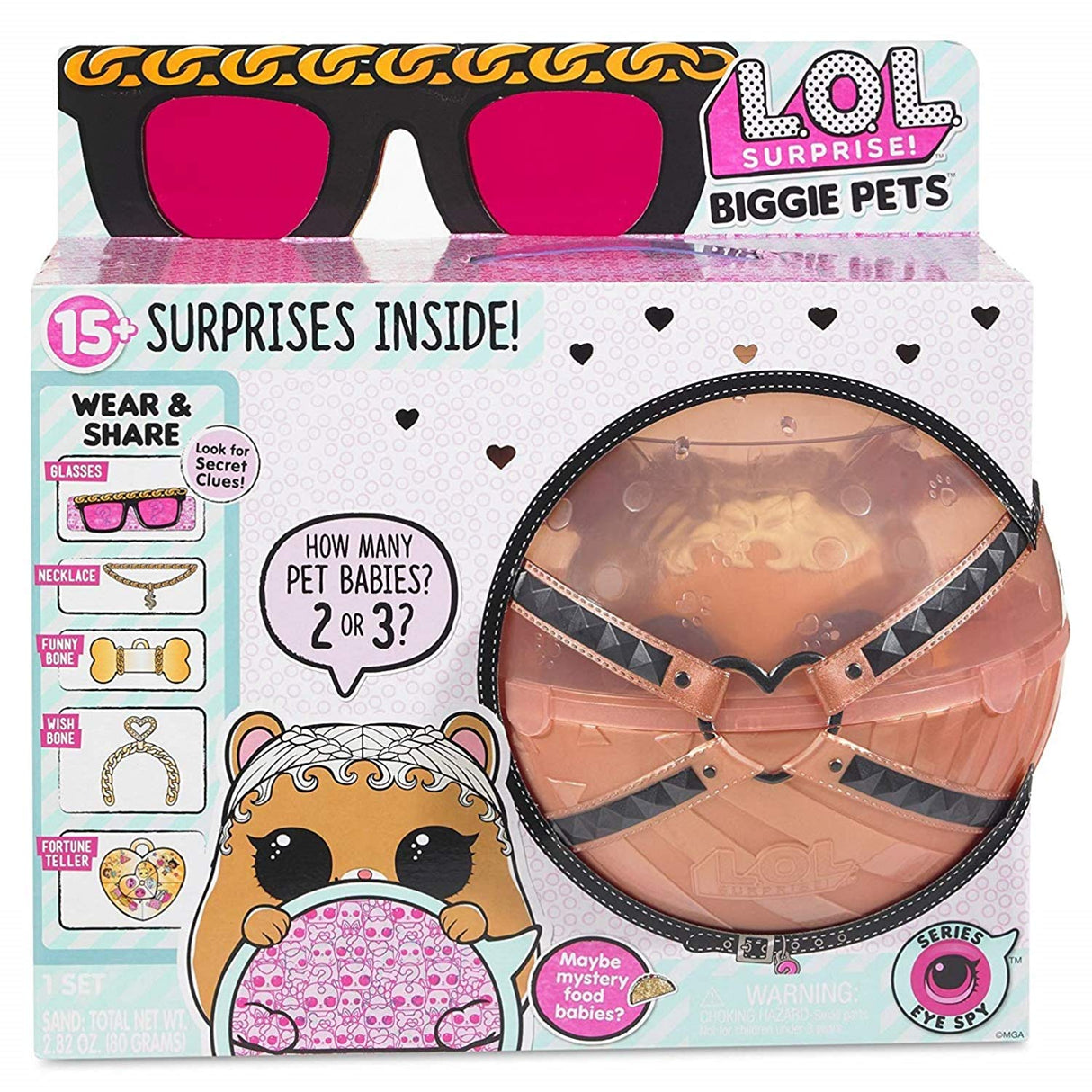 L.O.L. Surprise Biggie Pet- M.C. Hammy - Hamster