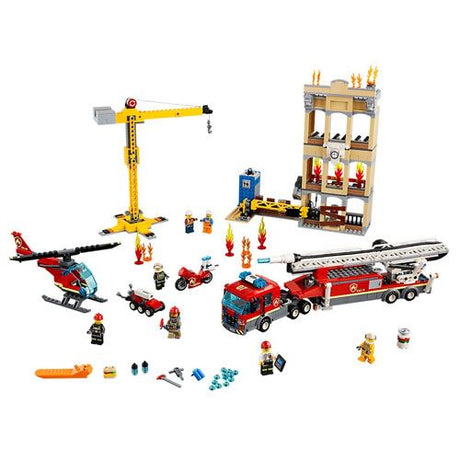 LEGO 60216 City Fire Bombeiros Combatem o Fogo no Centro da Cidade