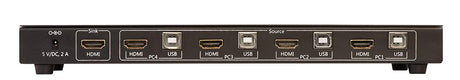 LINDY Switch HDMI 4 X 1 KVM USB 2.0 e Audio Full HD 1080p 3D