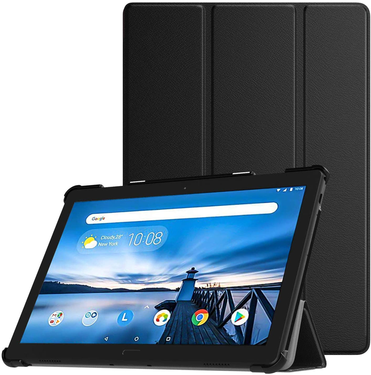 Capa 3 Dobras Smart Case Trifold Slim para Lenovo Tab M10