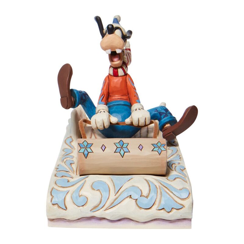 Figura Disney Tradições - Pateta Em Trenó Natal 12cm