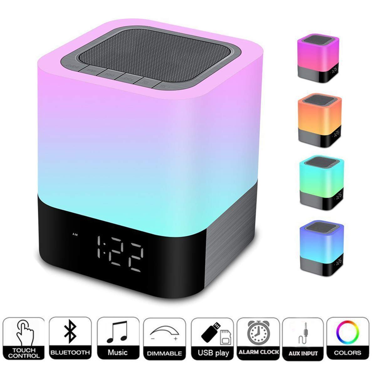 Coluna Bluetooth com Luz LED - Multi4you®