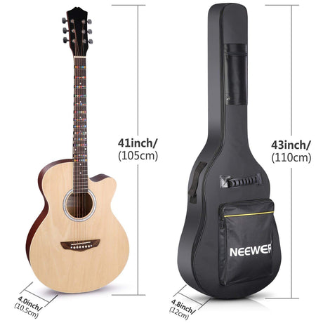 Neewer Mochila para Guitarra Acústica 41" (Preto)