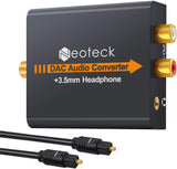 Neoteck Conversor de Áudio Digital para Analógico com Saída para Jack 3,5mm