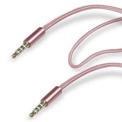 Cabo de Audio Jack 35Mm Macho-Macho Gold Collection Rosa