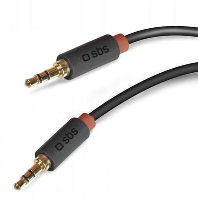 Cabo de Audio Jack 35Mm Sbs Estéreo para Smartphones Preto