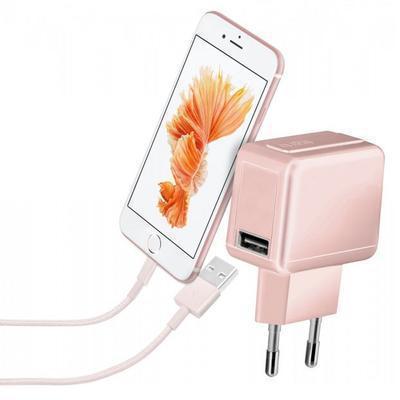 Carregador de Parede Sbs Gold Collection USB 1000Mah Rosa