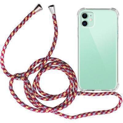 Capa com Cordão para Samsung Galaxy A10 Bordô e Azul