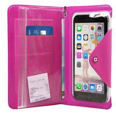 Capa Livro Impermeável para Smartphone Até 5" Rosa