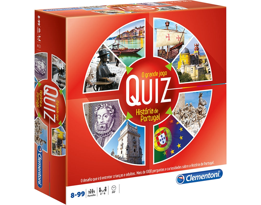 O Grande Jogo Quiz, Com Mais 1000 Perguntas Curiosidades Sobre A Nossa  História,, Brinquedos e Jogos, à venda, Lisboa