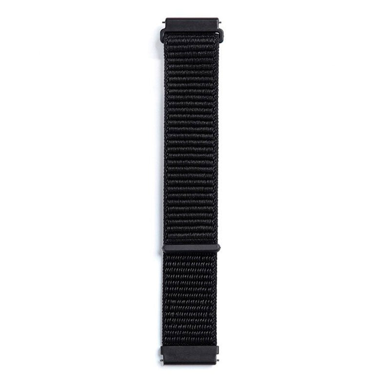 Pulseira de Substituição 20mm Xiaomi Amazfit GTS / Bip / Bip Lite / Bip S / GTR 42mm / Ticwatch / Huawei / Samsung Nylon (Preto)