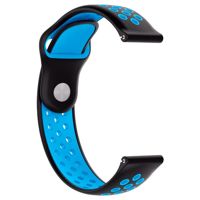 Pulseira de Substituição 20mm Xiaomi Amazfit GTS / Bip / Bip Lite / Bip S / GTR 42mm / Ticwatch / Huawei / Samsung Sport Silicone (Azul)