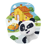 Panda Puzzle Gigante de Chão 24 Peças - Olivo