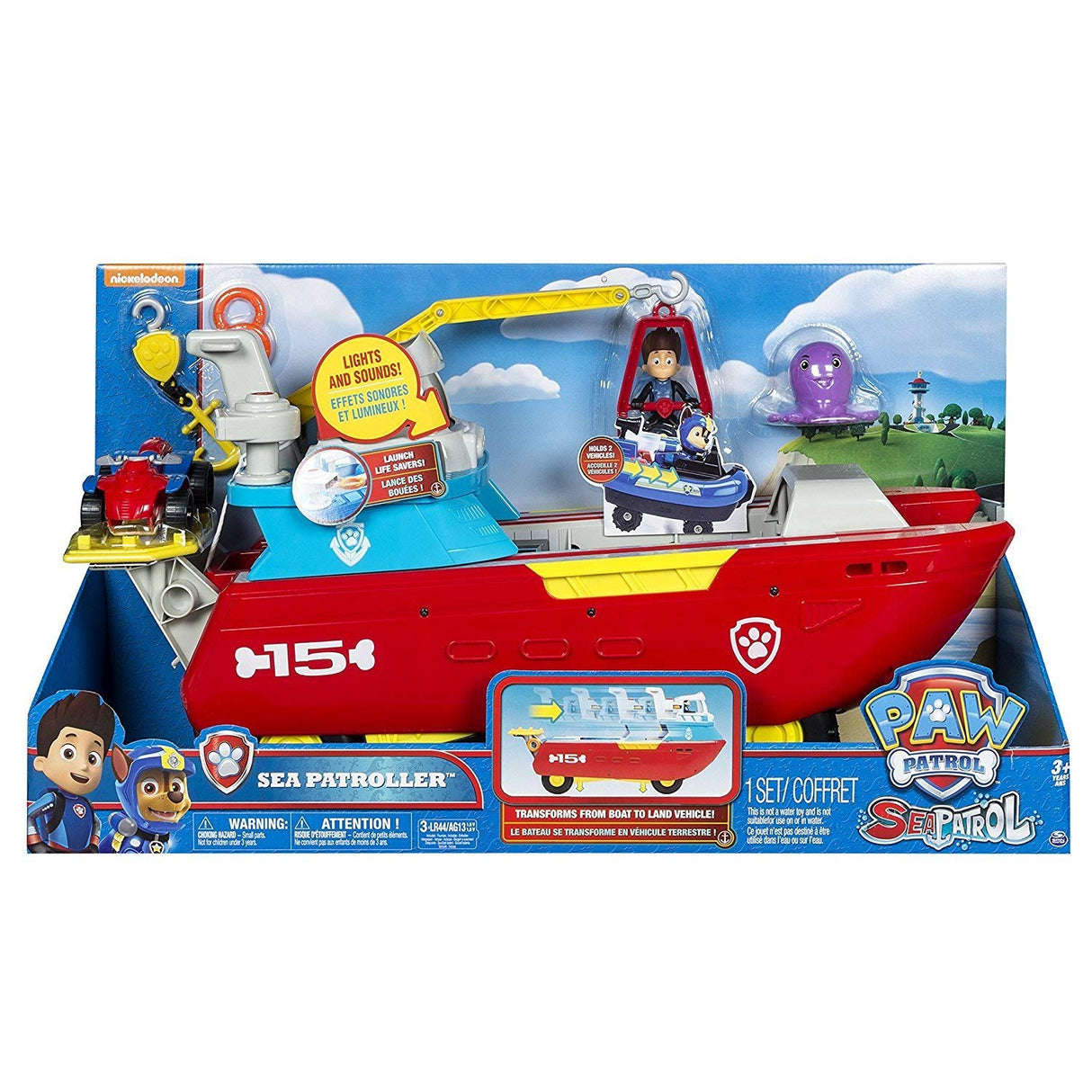 Patrulha Pata Barco Patrulheiro Paw Patrol Sea patroller