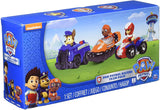 Patrulha Pata Rescue Racers Team - Pack 3 Veículos