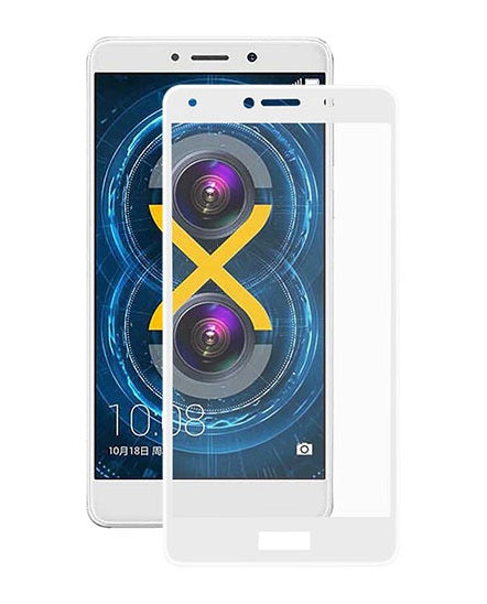 Pelicula Vidro Temperado Full Cover 3D Branco para Huawei Honor 6X - Multi4you®