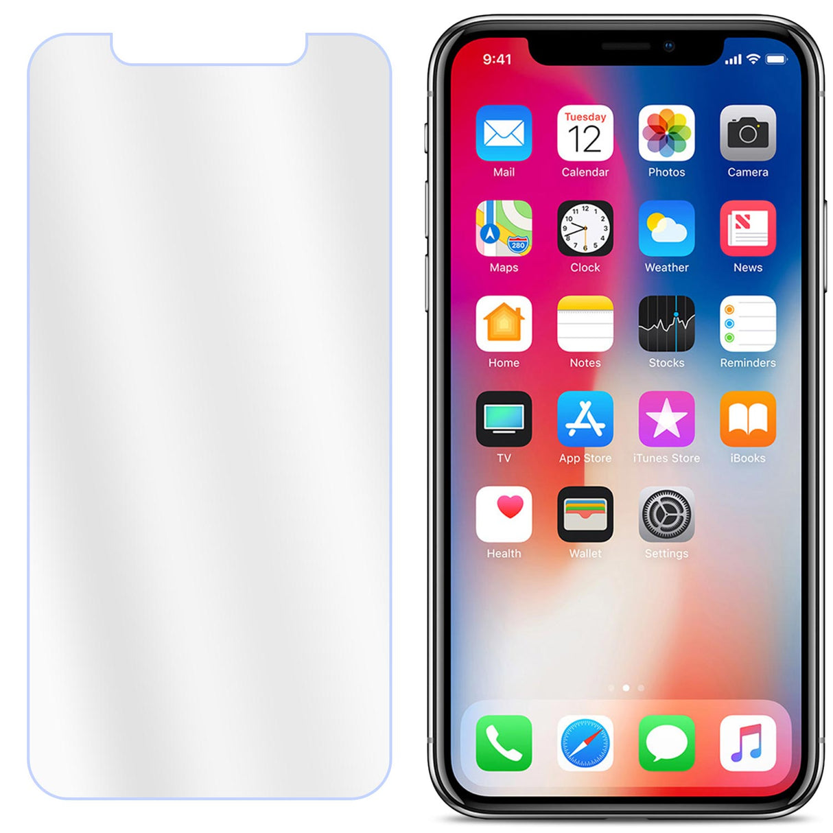 Pelicula vidro Temperado para Apple iPhone XS - Multi4you®