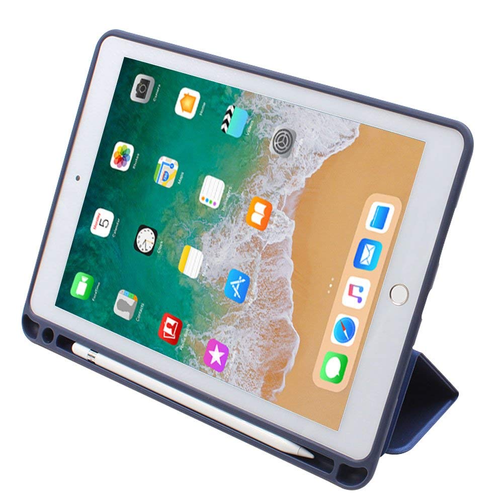 Pinhen Capa para iPad Pro 10.5" com Compartimento para Apple Pencil (Azul)