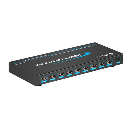 Portta Splitter Multiplicador HDMI 1 x 8 - 1 Entrada 8 Saídas Full HD 1080p Premium