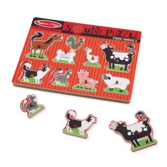 Puzzle Melissa & Doug Sound Puzzle - Farm Animals