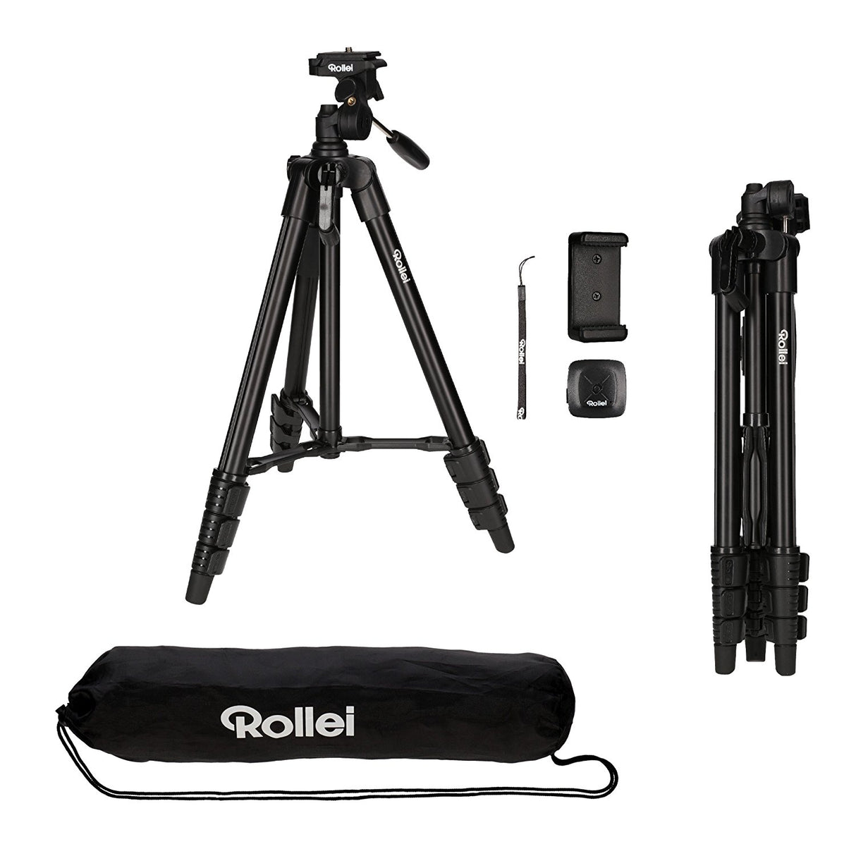 Rollei Tripé Stativ Traveler para Câmara e Smartphone (120cm)