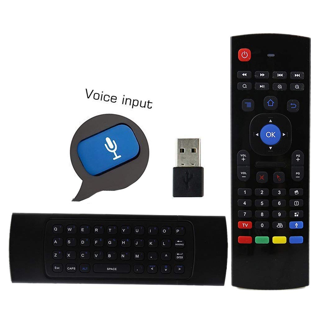 Teclado Wireless para Smart TV  Keyboard e Air Mouse (Rato para TV)