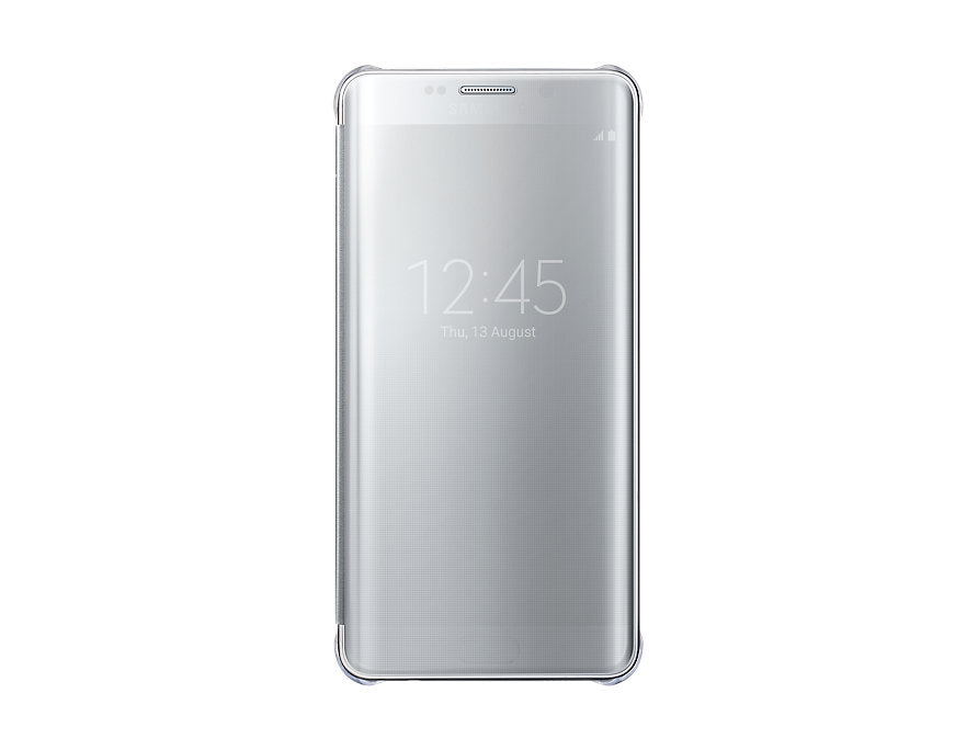 Samsung Capa Clear View para Galaxy S6 Edge Plus - Prateado