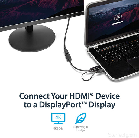 Startech Conversor HDMI para DisplayPort 4K