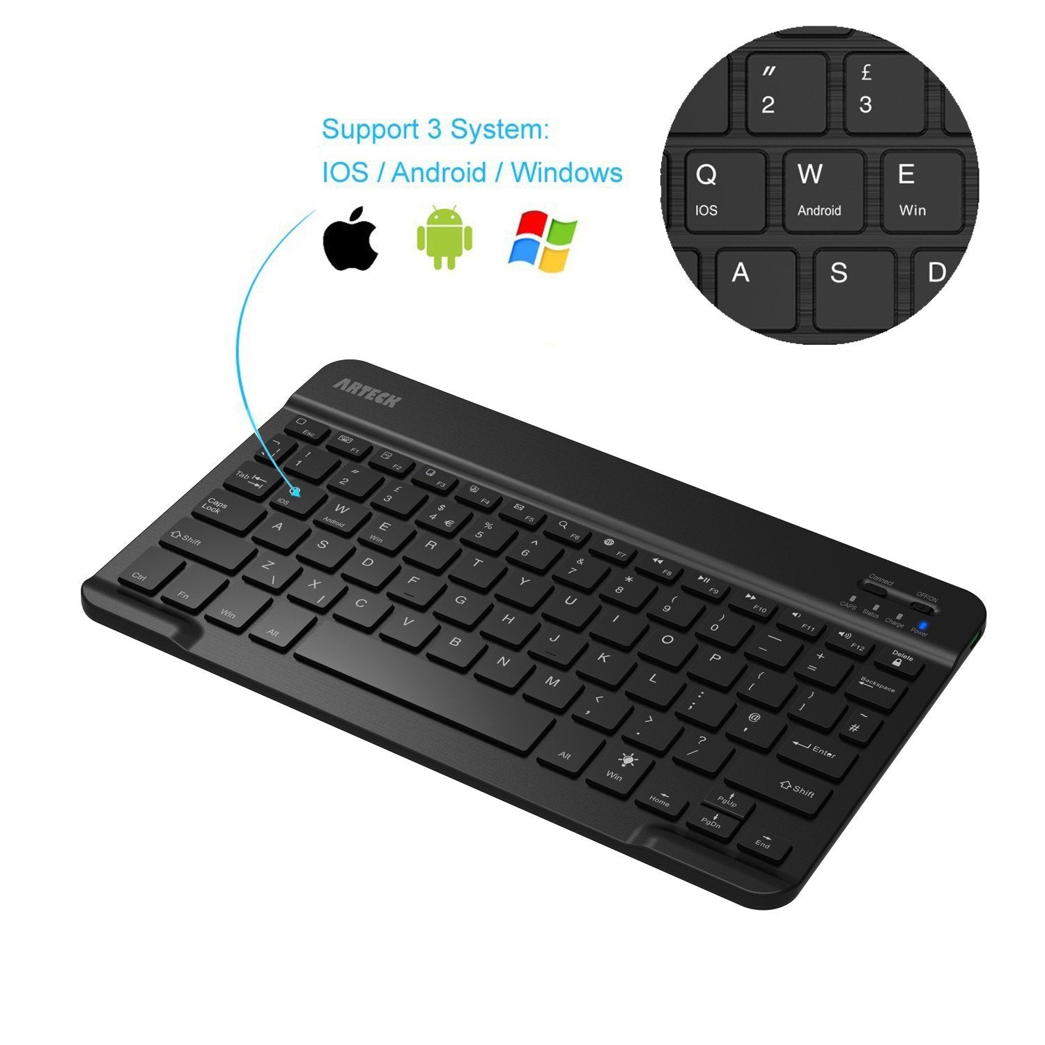 Teclado wifi para discount tablet