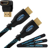 Twisted Veins Cabo HDMI 2.0 b 10m 4K UHD Premium de alta velocidade com Ethernet