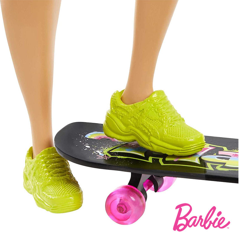 Barbie Extra Nº4 -  Skateboard - GRN30