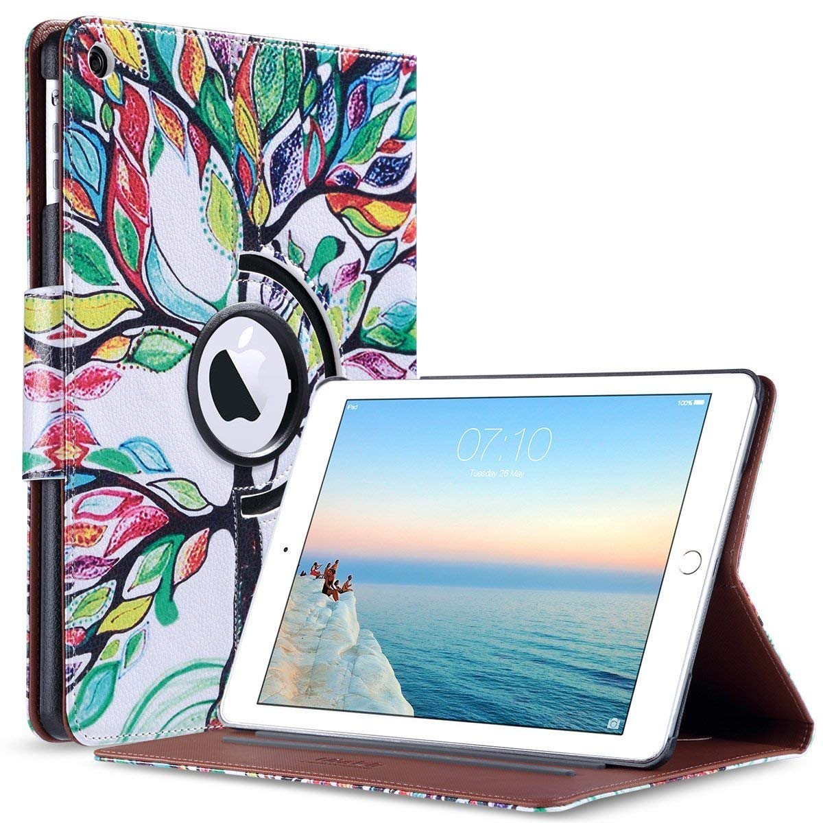 Capa Rotação 360° para iPad Air (Tree Painting)