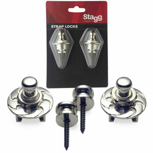 STAGG MODEL SSL1 CR CHROME STRAP LOCKS