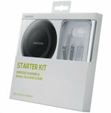 Starter Kit Wireless charger Galaxy S6 Clear Cover Silver