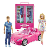 Mattel - Barbie e Ken com veículo e armário